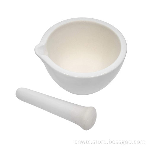Hot Selling Laboratory Ceramic Mortar with Pestle: Premium Porcelain Ceramic Mortar and Pestle Set